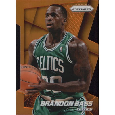 2014-15 Panini Prizm Prizms Orange Die Cut #29 Brandon Bass