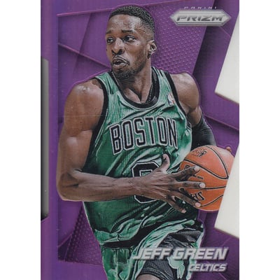 2014-15 Panini Prizm Prizms Purple Die Cut #65 Jeff Green