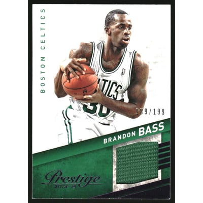 2014-15 Prestige NBA Materials Purple #3 Brandon Bass