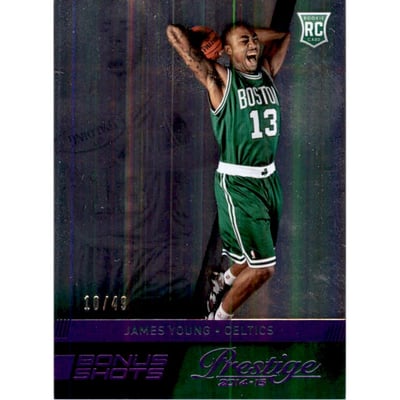 2014-15 Prestige Plus Bonus Shots Purple #175 James Young