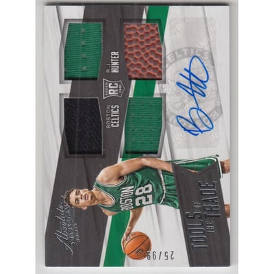 2015-16 Absolute Memorabilia Tools of the Trade Rookie Autograph Materials #TTJRH R.J. Hunter