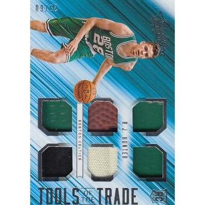 2015-16 Absolute Memorabilia Tools of the Trade Rookie Materials Six #27 R.J. Hunter