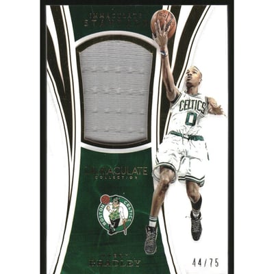 2015-16 Immaculate Collection Standard Materials #STABR Avery Bradley/75