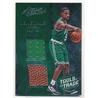 2016-17 Absolute Memorabilia Tools of the Trade Rookie Materials Dual #11 Demetrius Jackson