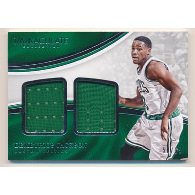 2016-17 Immaculate Collection Dual Materials #22 Demetrius Jackson