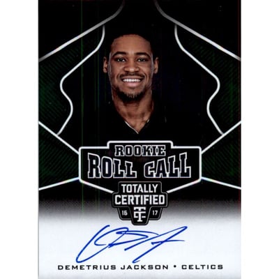 2016-17 Totally Certified Rookie Roll Call Autographs #28 Demetrius Jackson