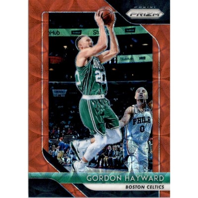 2018-19 Panini Prizm Prizms Choice Red #158 Gordon Hayward