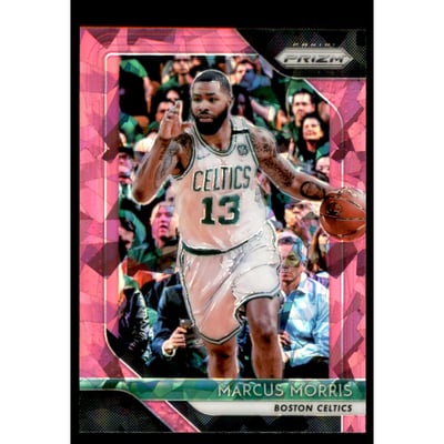 2018-19 Panini Prizm Prizms Pink Pulsar #168 Marcus Morris