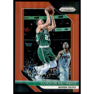 2018-19 Panini Prizm Prizms Red #158 Gordon Hayward