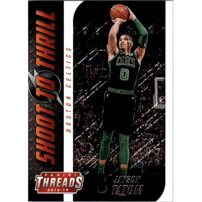 2018-19 Panini Threads Shoot to Thrill #15 Jayson Tatum