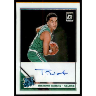 2019-20 Donruss Optic Rated Rookies Signatures #185 Tremont Waters