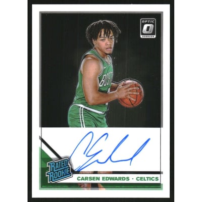 2019-20 Donruss Optic Rated Rookies Signatures #196 Carsen Edwards