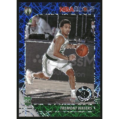 2019-20 Hoops Premium Stock Prizms Blue Laser #237 Tremont Waters