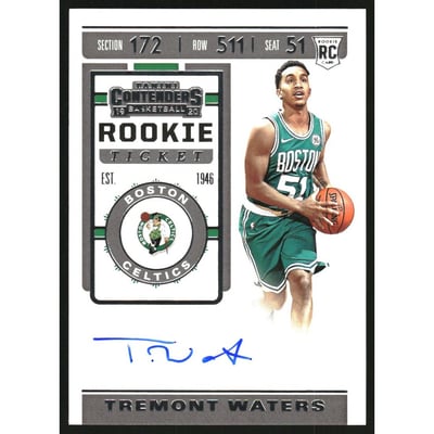 2019-20 Panini Contenders Photo Variations Autographs #145 Tremont Waters AU