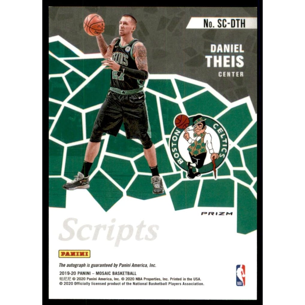 2019-20 Panini Mosaic Scripts #17 Daniel Theis