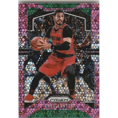 2019-20 Panini Prizm Prizms Fast Break Pink #212 Enes Kanter