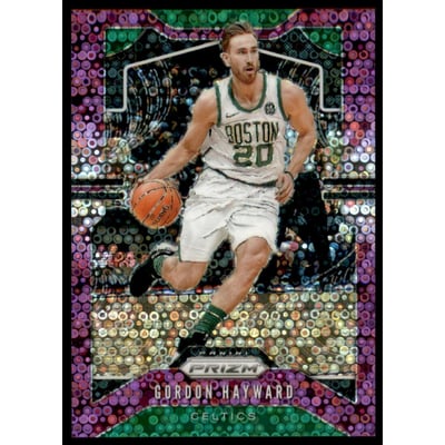 2019-20 Panini Prizm Prizms Fast Break Purple #42 Gordon Hayward