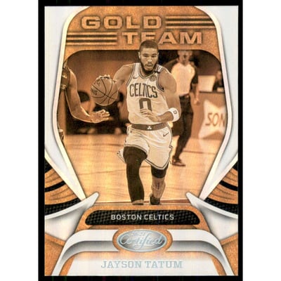 2020-21 Certified Gold Team #30 Jayson Tatum