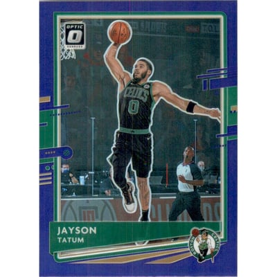 2020-21 Donruss Optic Purple #77 Jayson Tatum