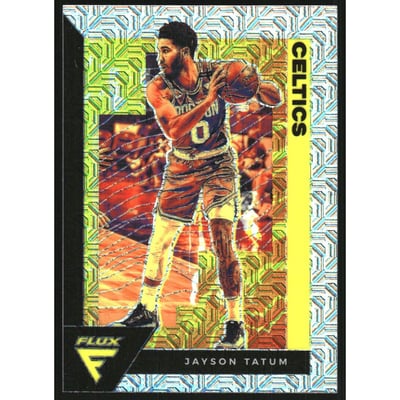 2020-21 Panini Flux Silver Mojo #7 Jayson Tatum