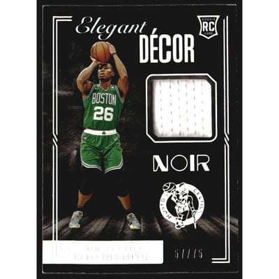 2020-21 Panini Noir Elegant Decor Rookie Jerseys #10 Aaron Nesmith