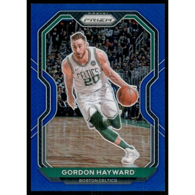2020-21 Panini Prizm Prizms Blue #47 Gordon Hayward