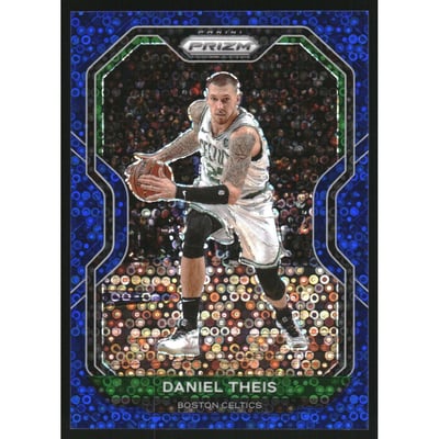2020-21 Panini Prizm Prizms Fast Break Blue #121 Daniel Theis