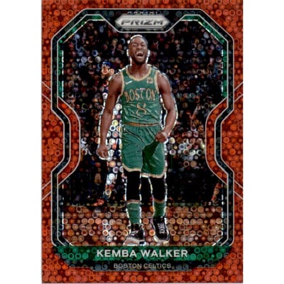 2020-21 Panini Prizm Prizms Fast Break Red #122 Kemba Walker