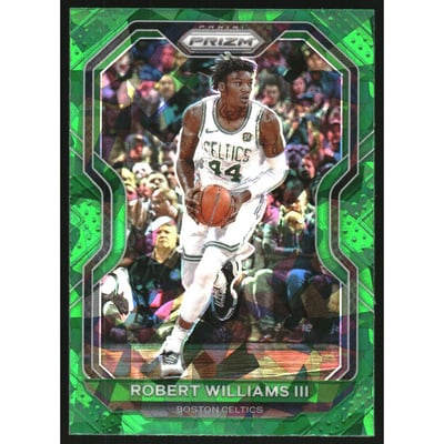 2020-21 Panini Prizm Prizms Green Ice #35 Robert Williams III