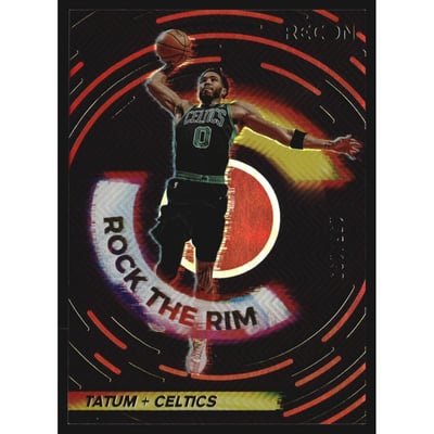 2020-21 Panini Recon Rock the Rim Red #17 Jayson Tatum