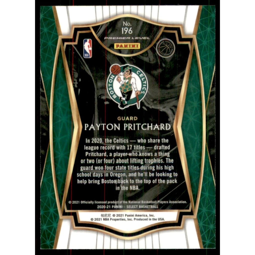 2020-21 Select #196 Payton Pritchard