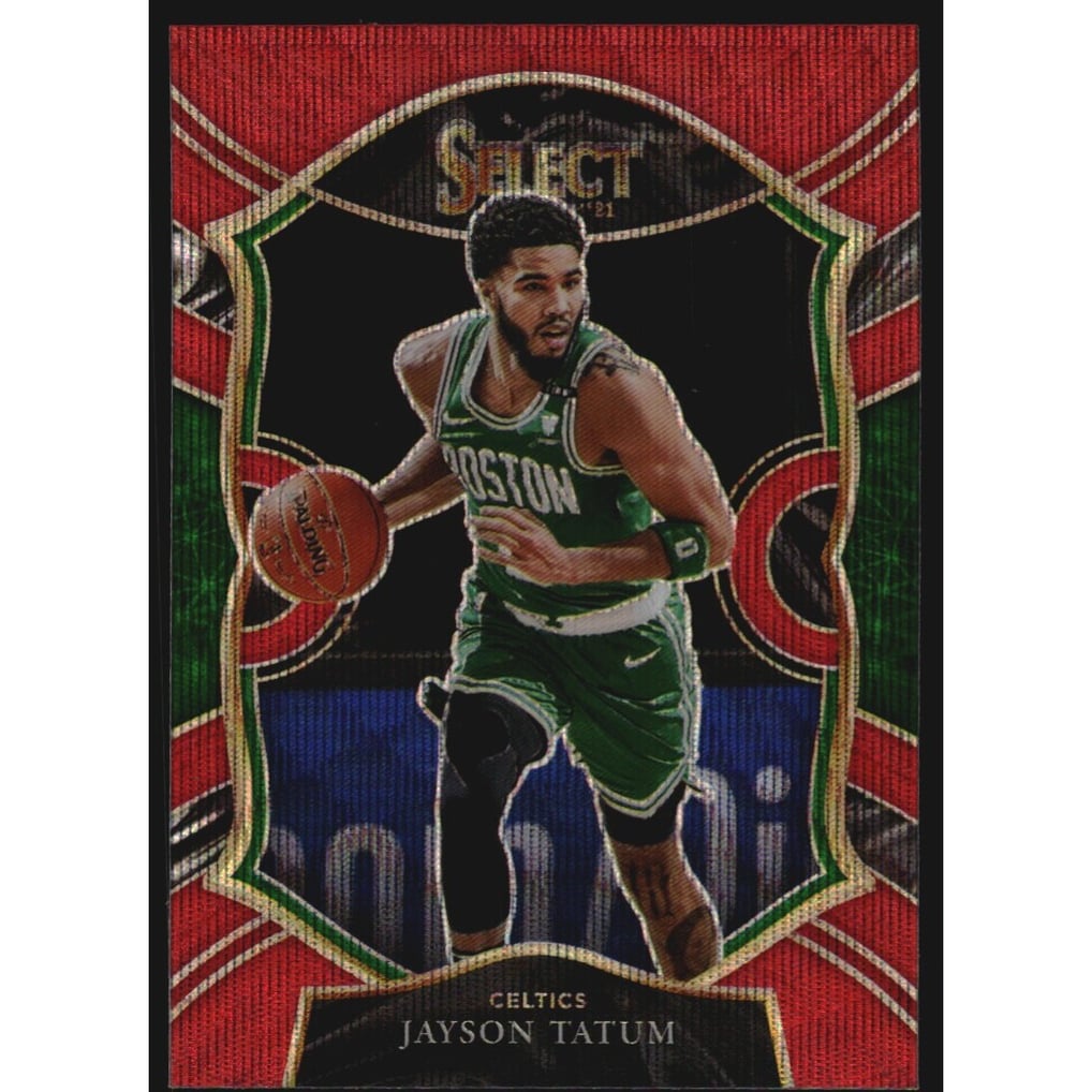 2020-21 Select Prizms Red Wave #41 Jayson Tatum