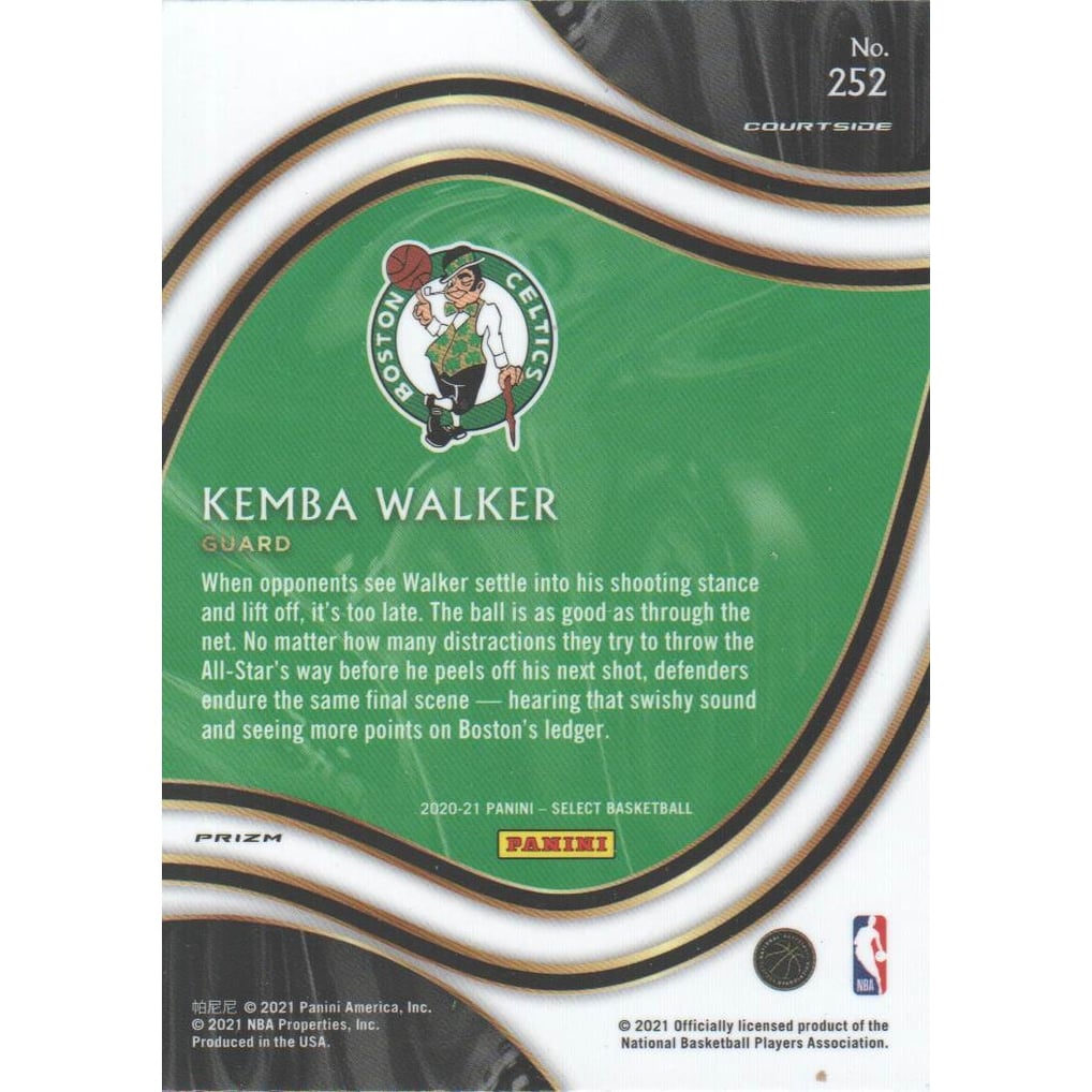 2020-21 Select Prizms Silver #252 Kemba Walker