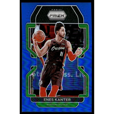 2021-22 Panini Prizm Prizms Blue #51 Enes Freedom