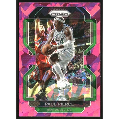 2021-22 Panini Prizm Prizms Pink Ice #243 Paul Pierce