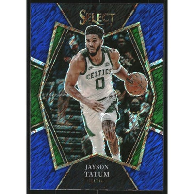 2021-22 Select Prizms Blue Shimmer #172 Jayson Tatum