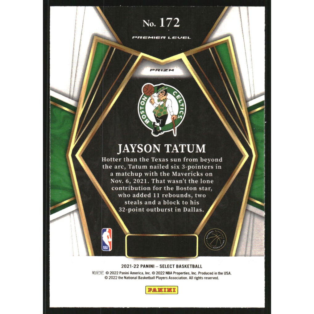2021-22 Select Prizms Scope #172 Jayson Tatum