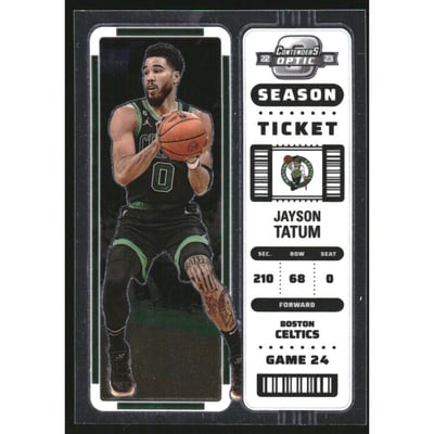 2022-23 Panini Contenders Optic #18 Jayson Tatum