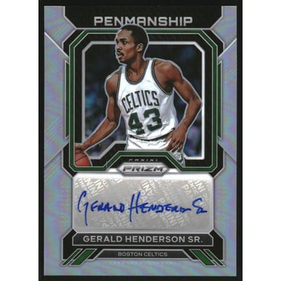 2022-23 Panini Prizm Penmanship Prizms Silver #23 Gerald Henderson Sr.