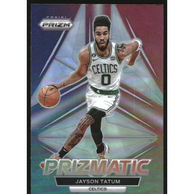 2022-23 Panini Prizm Prizmatic Prizms Silver #4 Jayson Tatum