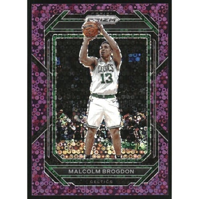 2022-23 Panini Prizm Prizms Fast Break Purple #6 Malcolm Brogdon