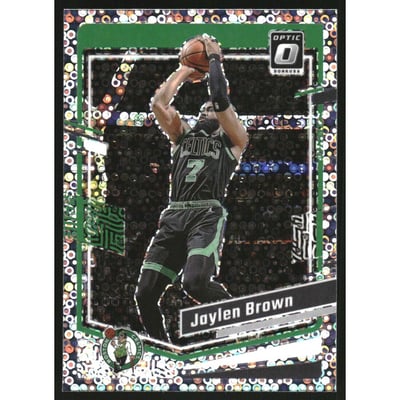 2023-24 Donruss Optic Fast Break Holo #113 Jaylen Brown