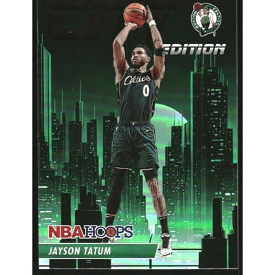 2023-24 Hoops City Edition Holo #9 Jayson Tatum