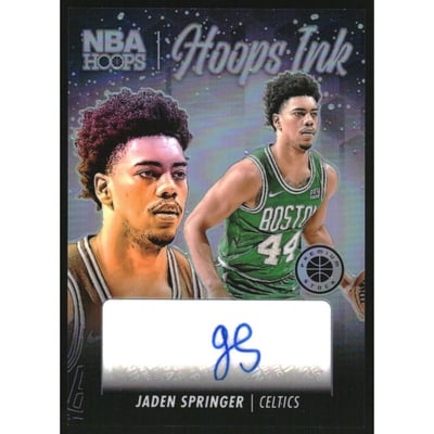 2023-24 Hoops Premium Stock Hoops Ink #13 Jaden Springer