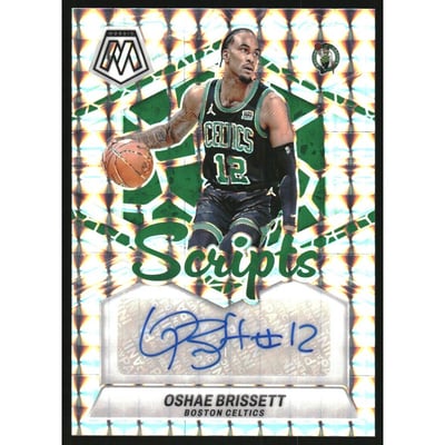 2023-24 Panini Mosaic Scripts #12 Oshae Brissett