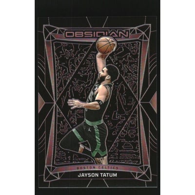 2023-24 Panini Obsidian #113 Jayson Tatum