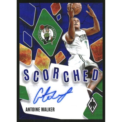 2023-24 Panini Phoenix Scorched Signatures Blue #11 Antoine Walker