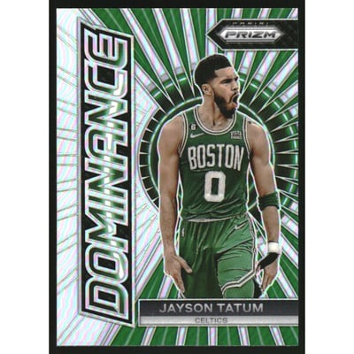 2023-24 Panini Prizm Dominance Prizms Silver #6 Jayson Tatum