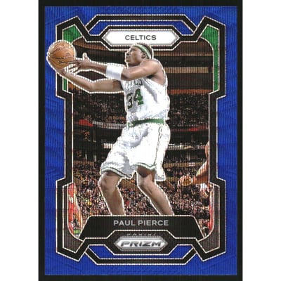 2023-24 Panini Prizm Prizms Blue Wave #193 Paul Pierce