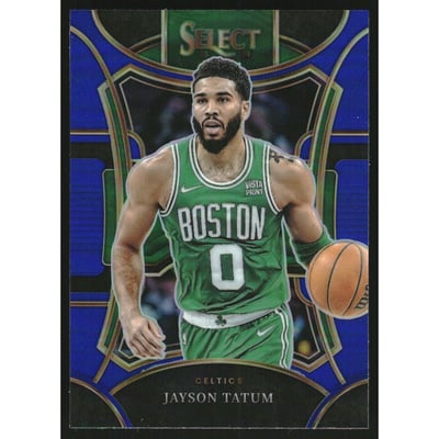 2023-24 Select Prizms Blue #356 Jayson Tatum
